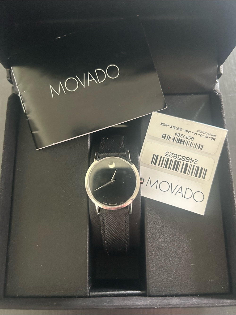 NEW Movado Musesum Classic Quartz Women’s Watch